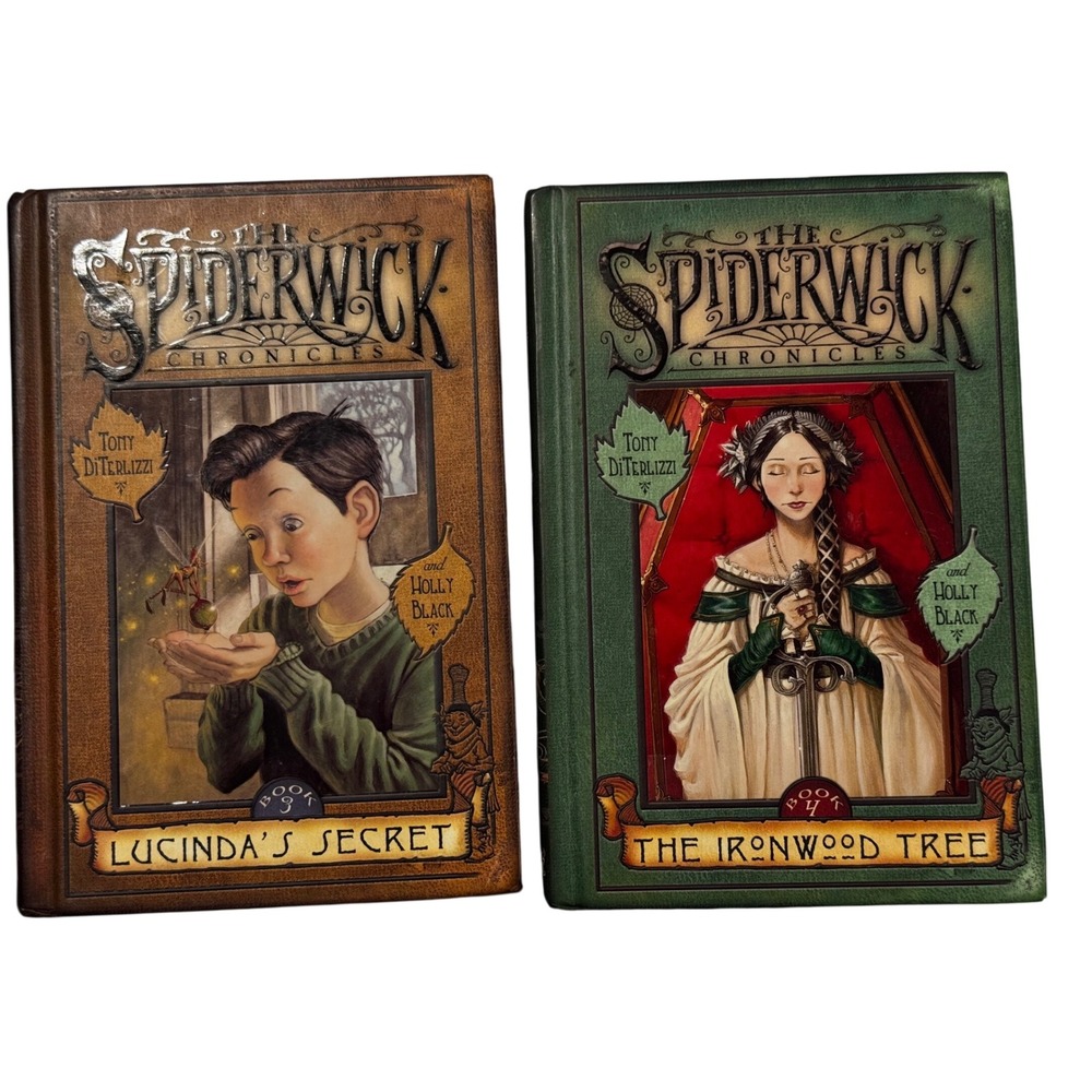Spiderwick Chronicles Books 3 & 4 Hardcover Lucinda's Secret The Ironwood Tree